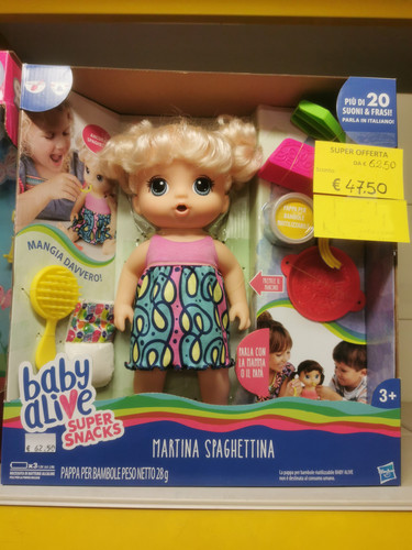 Baby alive martina spaghettina - baby,