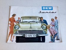 DKW Prospekt Junior 14-seitig original Din A4 Quer ungelocht ca. 1960 rar !
