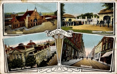 Jugendstil beuthen - jugendstil, ak