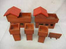 x-20323	Holz Wild-West Fort Teile H:Haus ca. 230mm mit Gebrauchsspuren