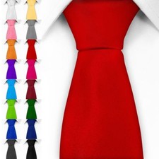 NEU: klassische Krawatte inkl. Anleitung breit viele Farben Satin Schlips Herren