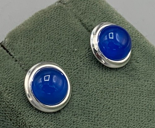 Achat ohrstecker blauer - achat,