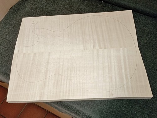 Flamed maple topset - flamed,
