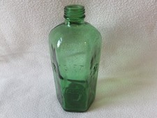 alte Apothekerflasche Giftflasche Totenkopf  Gift-Flasche grün 500 ml 0,5 Liter