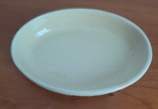 Kleine ovale Auflaufform in weiss mit Blumenmuster aus Keramik