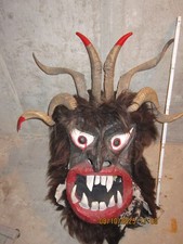 Perchten Maske Krampus Maske Percht Klappmaul alt