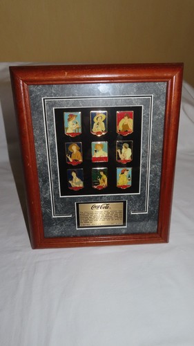 Coca cola pin set calendar - set,