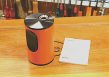 Braun Cylindric Feuerzeug überholt Orange lighter briquet refurbished accendino