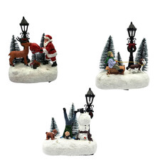 LED Weihnachtsdorf 3er Set