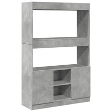 Highboard Betongrau 92x33x140