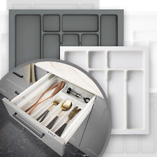 sossai® Schubladeneinsatz Besteckkasten Besteckeinsatz für Schubladen 30 - 90 cm