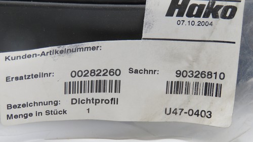 Hako ersatzteile verschiedene - hako,