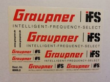 Rarität. Graupner Aufkleber