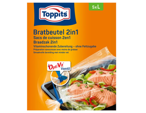 Toppits bratbeutel 2in1 l - 2in1, 5x