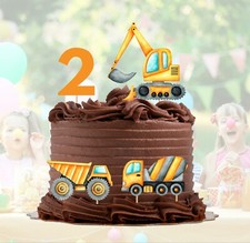 Baustelle Torten Topper