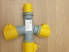 CEE  16A 110-130V Verteiler Gelb