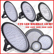 UFO LED Hallenbeleuchtung Industrielampe 50W 100W 200W 300W 500W Hallenleuchte