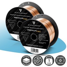 2 x MIG MAG Schweißdraht