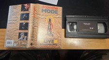 Depeche Mode The World We Live In And Live In Hamburg VHS RAR