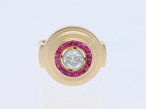 Vintage ring brillant - vintage,