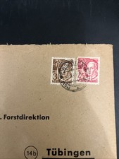 Franz. Zone Württ. Forstamt Brief MiF - Weingarten 16.03.1949 - A38