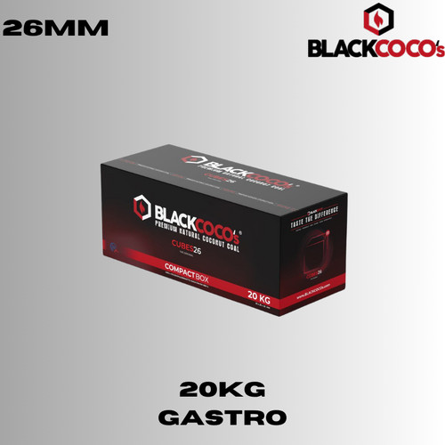 Blackcoco shisha kohle 26mm - kohle,