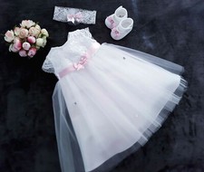 Taufkleid +Stirnband +
