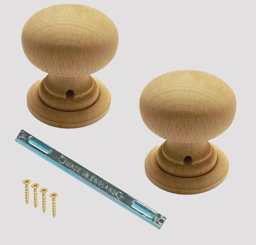 Set sanded holztürknäufe - set,