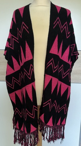 Damen strick poncho - poncho, in