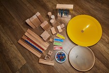 HABA Kugelbahn - großer Bausatz, viel Melodie - 34 Teilen aus massivem Echtholz