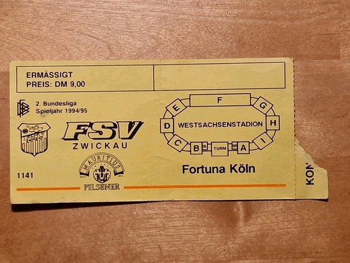 Sammlerticket fsv zwickau - fsv,
