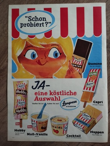 Orig werbung reklame - werbung,reklame, 1961