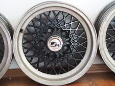 OZ MSW Alufelgen BMW e28 7j 14 Zoll H2 ET10 5x112 TYP 19.25 A KBA 40609