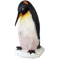 Pinguin Statue Werbefigur