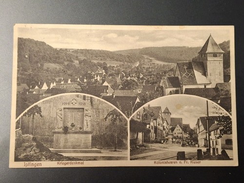 Alte ansichtskarte iptingen - alte,