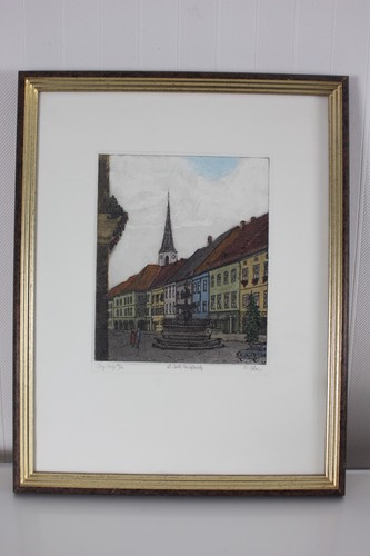 Original farbradierung - farbradierung, st