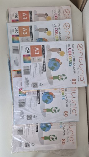 Buntes papier 250 blatt a3 - 6x,