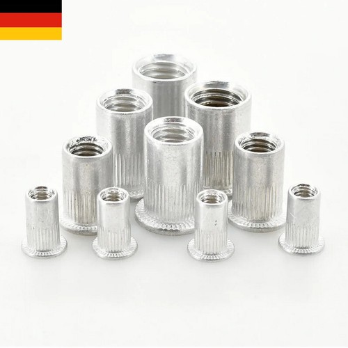 100x blindnietmuttern - 100x,