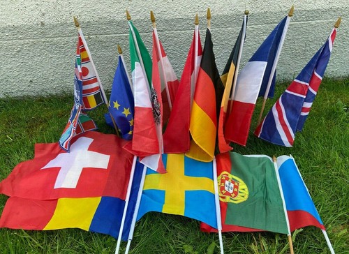 Flagge fahne fußball wm - flagge, em