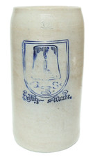 Alter Brauereikrug Spaten Bräu München Bierkrug Krug brewery stein Beerstein 1L