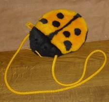 Steiff-Käfer-Knopf/Fahne-8481/18-ca.18cm x 16cm-Zustand 1-2