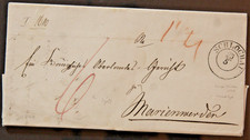 Vorphilabrief K2 Stempel Schlochau 23.5. (1844) nach Marienwerder (50-58)