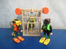 Käfig + 3 x Taucher Scuba