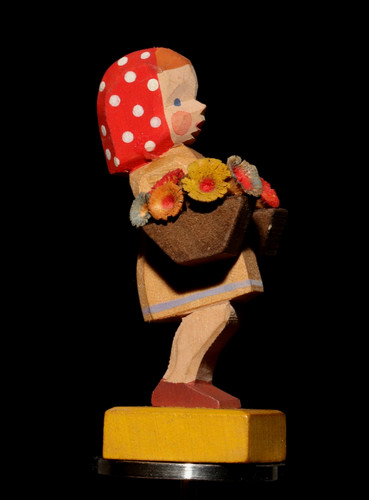 Mädchen mit blumenkorb - mädchen,