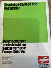 Fritzmeier  Verdecke und Kabinen für Fendt, Ersatzteilliste, Kopie!