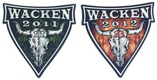Wacken Aufkleber  1x 2011 und 1x 2012 - unbenutzt - Zwei schöne Sammlerstücke