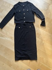 Damen Zweiteiler Schwarz Gr. M