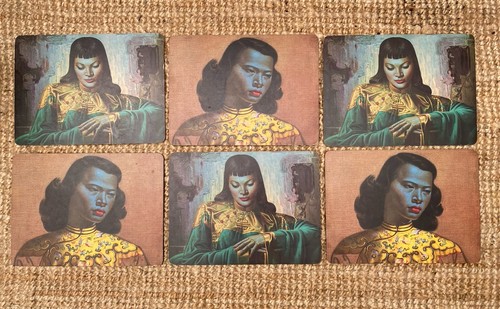Tretchikoff green lady - green,