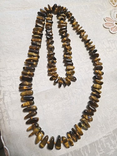 Extra lange tigerauge kette - extra,