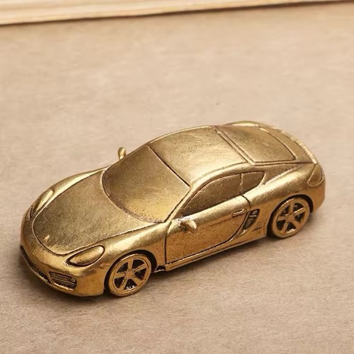 Messing sportwagen miniatur - messing,